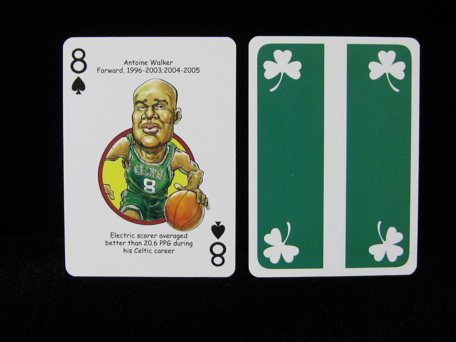 NBABostonCelticsNo.8【AntoineWalker】 Reebok ANTOINE WALKER No. 8 BOSTON CELTICS (Size LG) Jersey