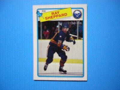 1988/89 O-PEE-CHEE NHL HOCKEY CARD #55 RAY SHEPPARD ROOKIE NM SHARP!! 88/89 OPC. rookie card picture