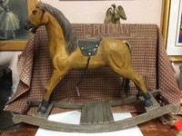 mid century rocking horse