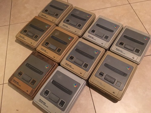 Wholesale Lot 10 Nintendo Super Famicom Console PARTS SFC AS IS Japan Import