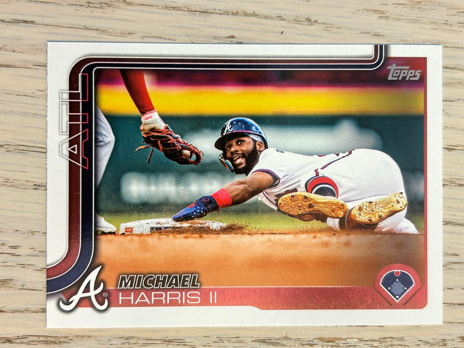 【最終価格】直筆サイン  25枚限定 topps MICHAEL HARRIS 2025 Topps Series 1 Michael Harris II “Baseball Stars” Blue