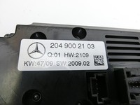 Mercedes X204 08-12 Bedienteil Bedienelement Heizung Klimabedienteil Mercedes X204 08-12 04.12.2009 A2049002103... Vorschau 6