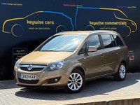 2013 Vauxhall Zafira 1.6i [115] Design 5dr MPV PETROL Manual