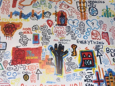 Mr. doodle x Shem Rock Paper Wizards poster Lithograph Un Signed