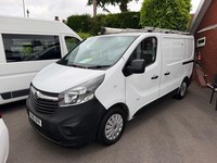 2016 16 VAUXHALL VIVARO 1.6 CDTI 2900 ECOFLEX L1 H1 WHITE PANEL VAN 1 OWNER