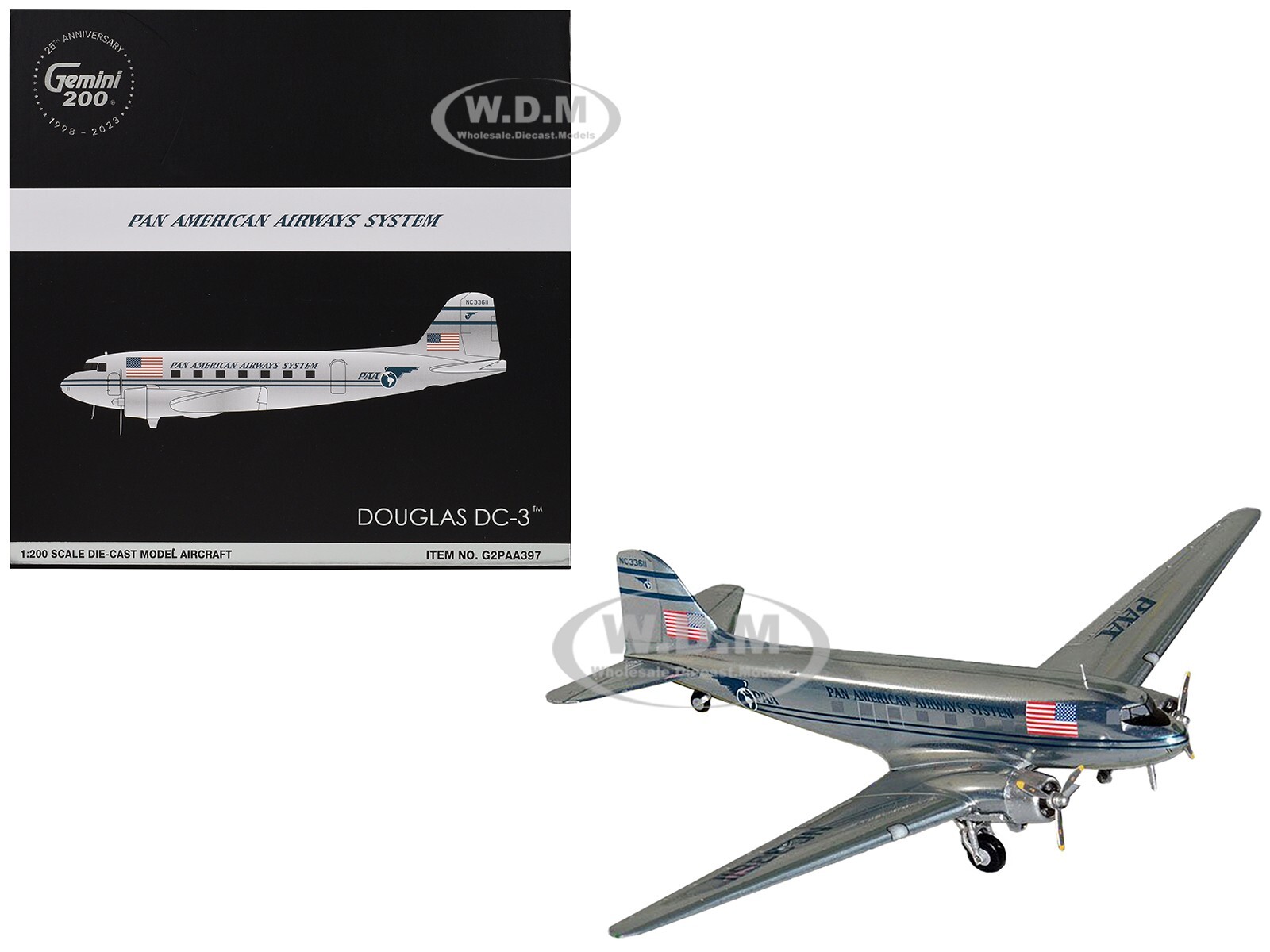 1/200 Gemini パンナム Pan Am DC-3 DOUGLAS DC-3 AIRCRAFT 