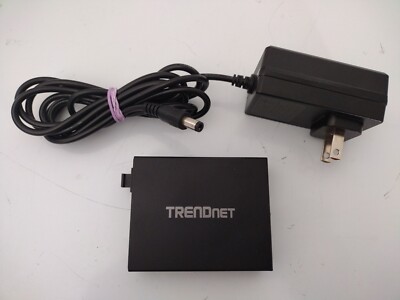 TRENDnet TFC-GSFP 1000BASE-T to SFP Fiber Media Converter model # TFC-GSFP/A