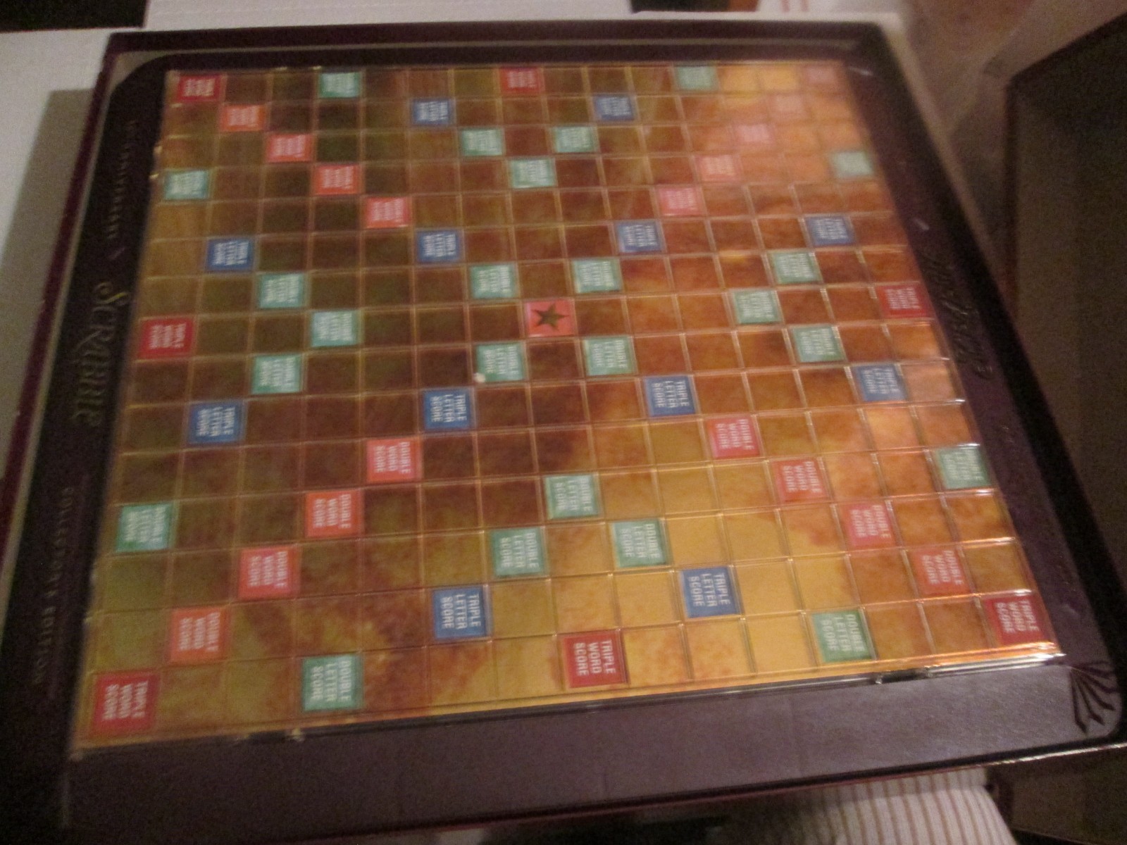 Scrabble Collector's Edition Turntable Crossword Game 50th Anniversary