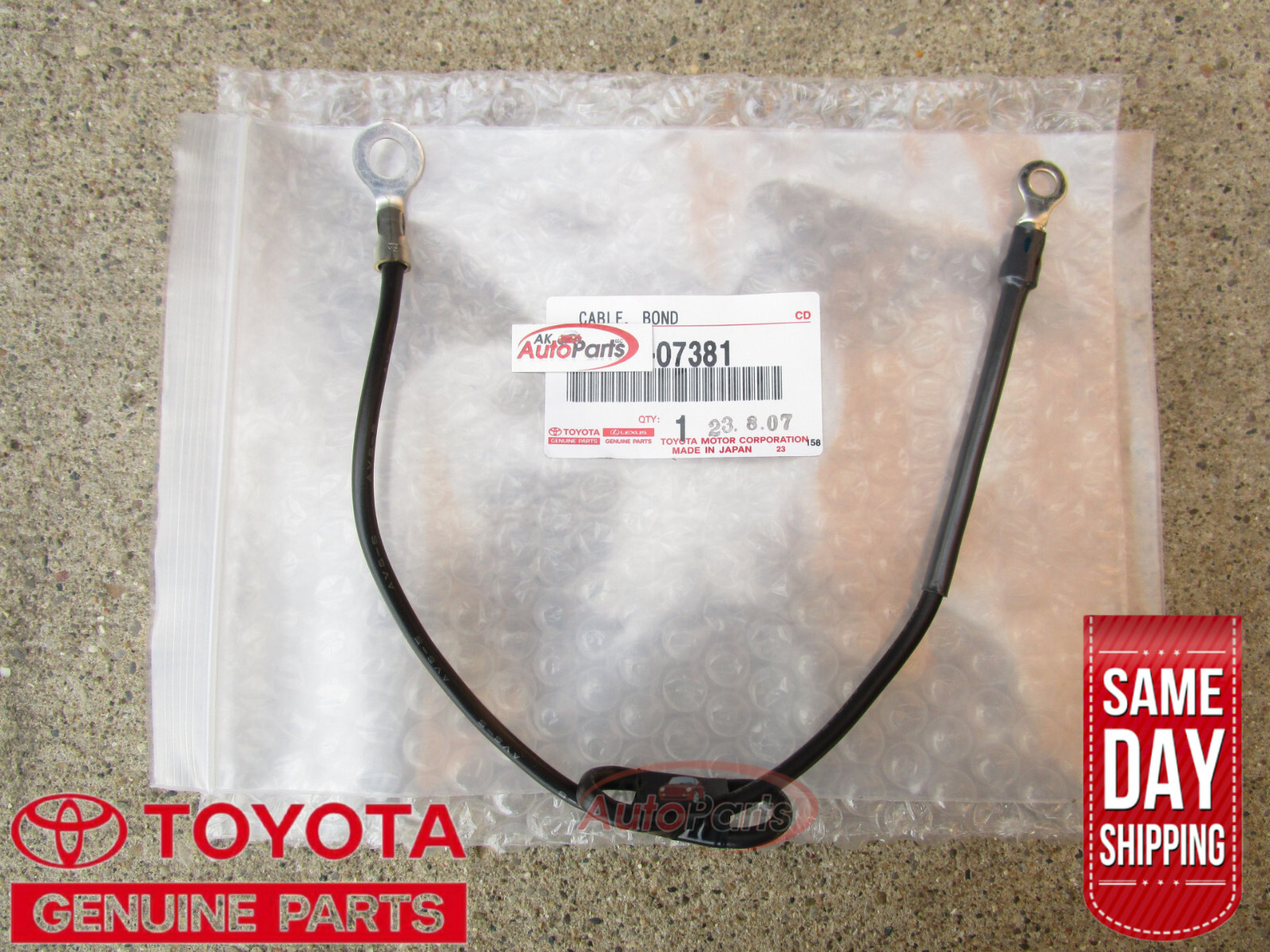 FITS: 98 - 00 TOYOTA RAV4 2.0L BATTERY GROUND EARTH BOND