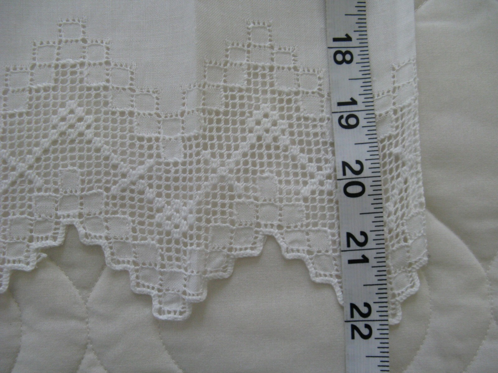 Linen Cut Work Guest Towels