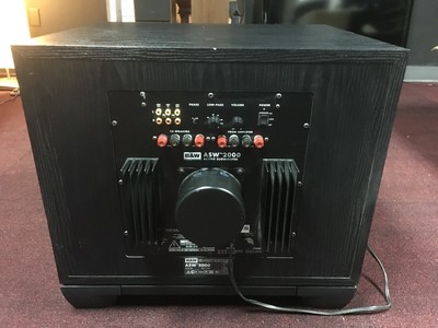 b&w asw 2000 subwoofer