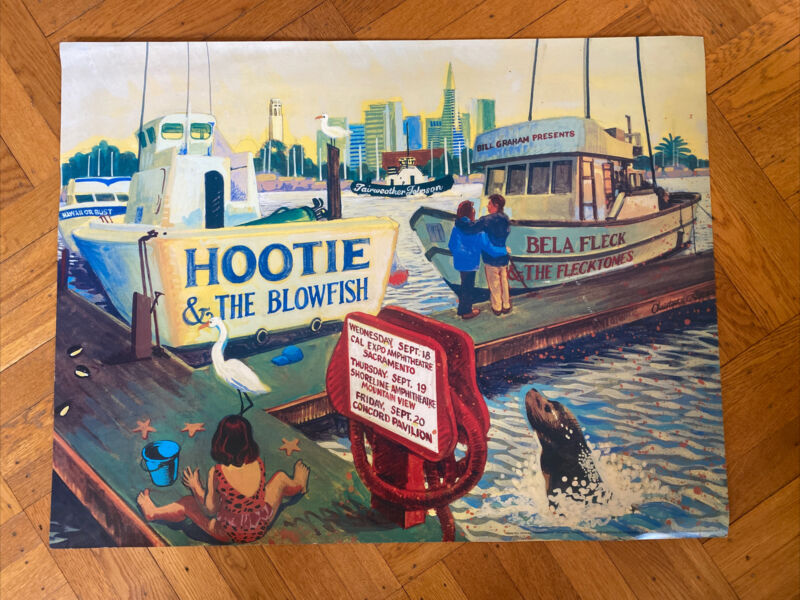 Hootie & The Blowfish Concert Poster 1997 Bill Graham BGP-156 ORIGINAL 