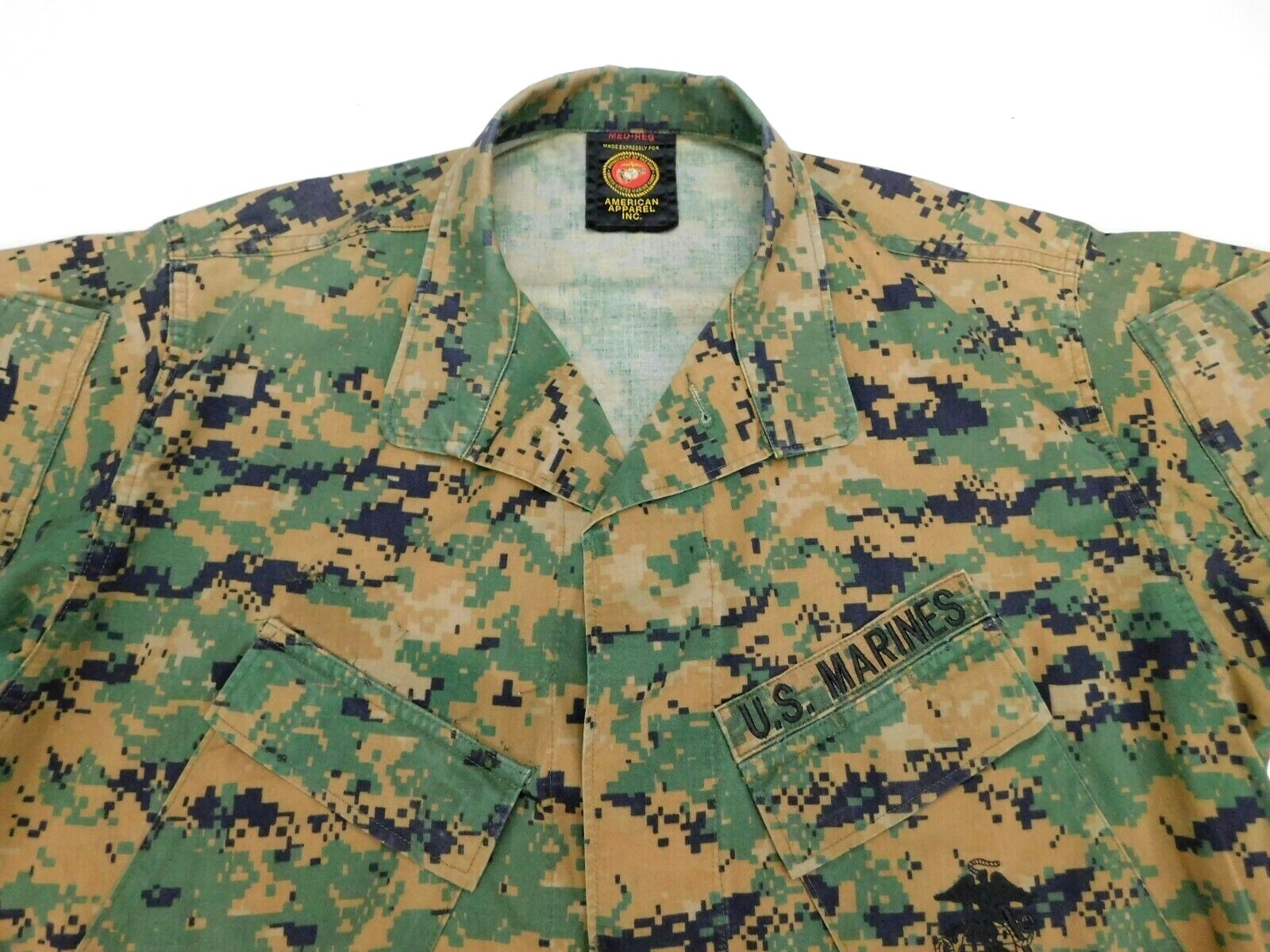 USMC US Marine Woodland Marpat Camo Blouse Coat MCCUU M Medium Regular