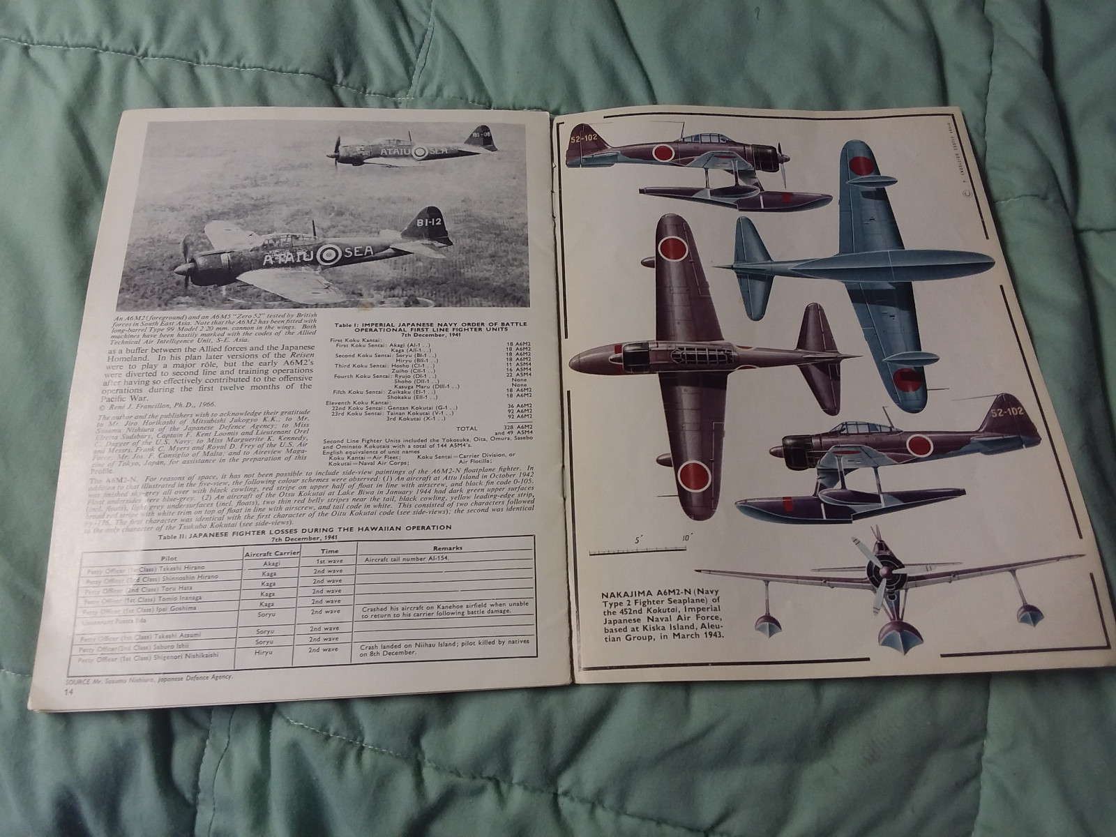 PROFILE PUBLICATIONS MITSUBISHI A6M2 ZERO-SEN #129