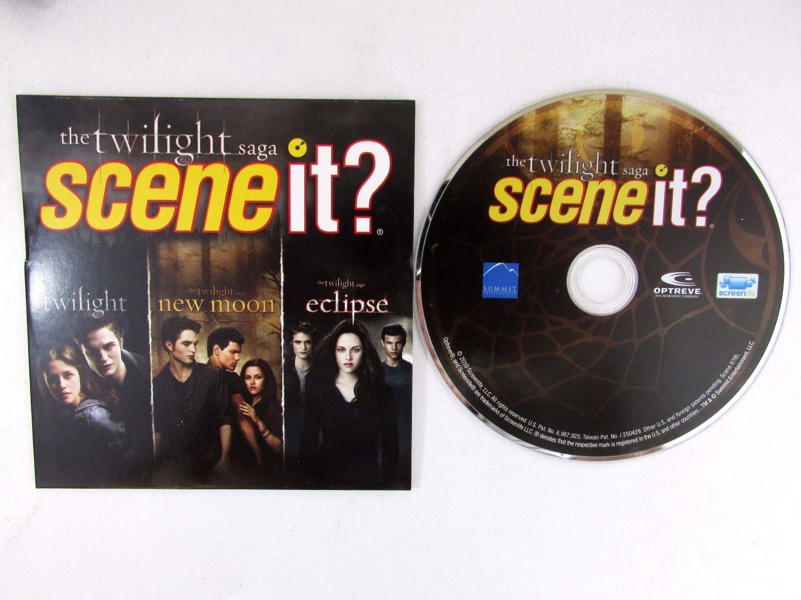 The Twilight Saga Scene It? DVD Game COMPLETE GREAT CONDITION KOHL's edition