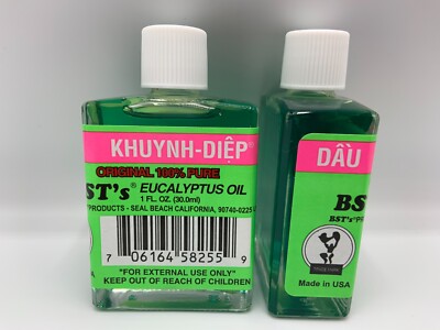 External Analgesic Eucalyptus Oil  1oz (30ml)- Dau Khuynh Diep BST's