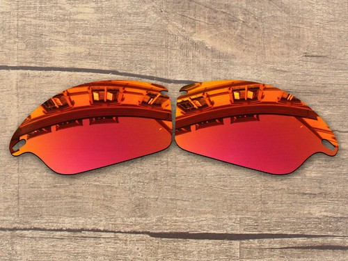 Vonxyz Polarized Lenses for-Oakley Fast Jacket OO9097 Frame Fire Red
