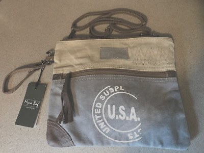 Myra Bag USA Crossbody Canvas Purse BAG Vintage Fashion Medium Handbag