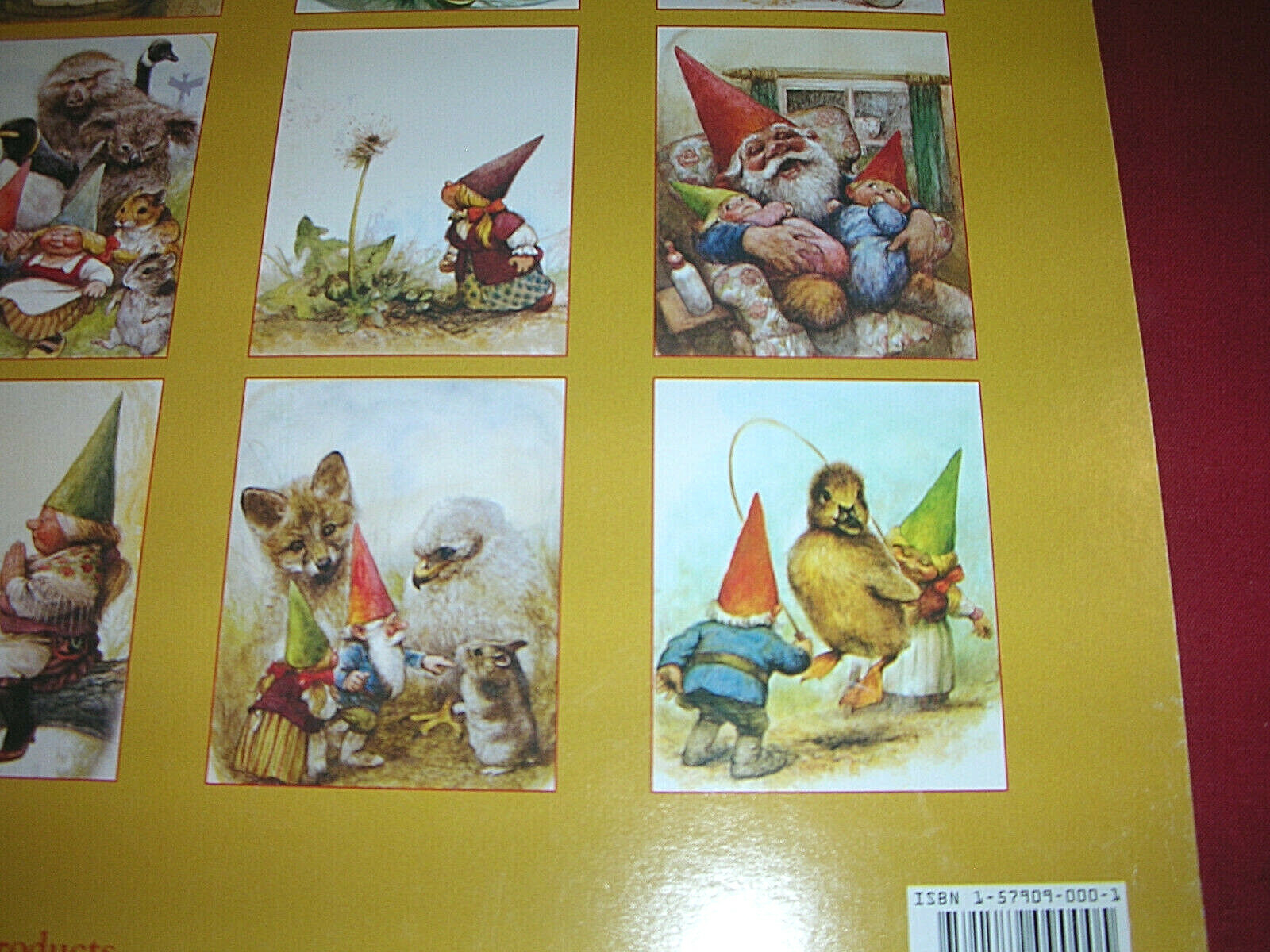 1998 Rien Poortvliet Calendar from 1998 ~ No Writing in It ~ Framable Pages