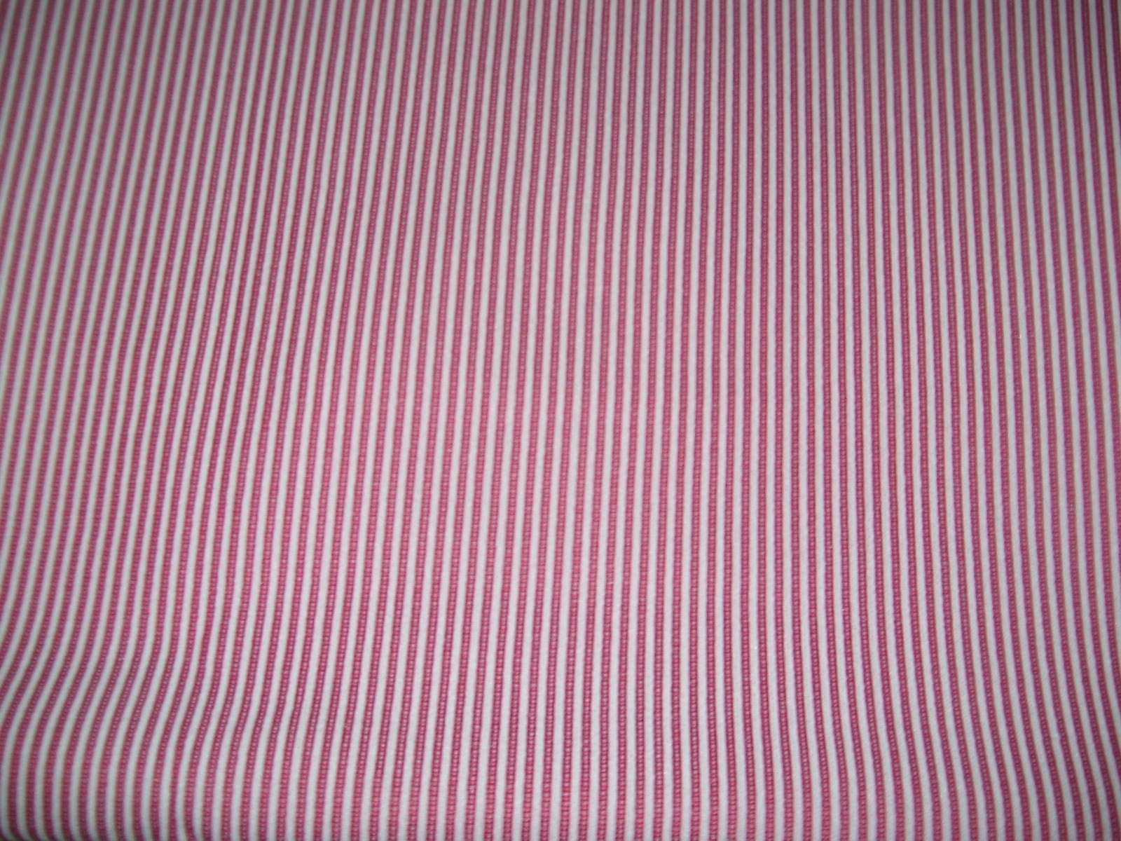 vintage Polyester Double knit Fabrics With in pinstrips In RED+white 64