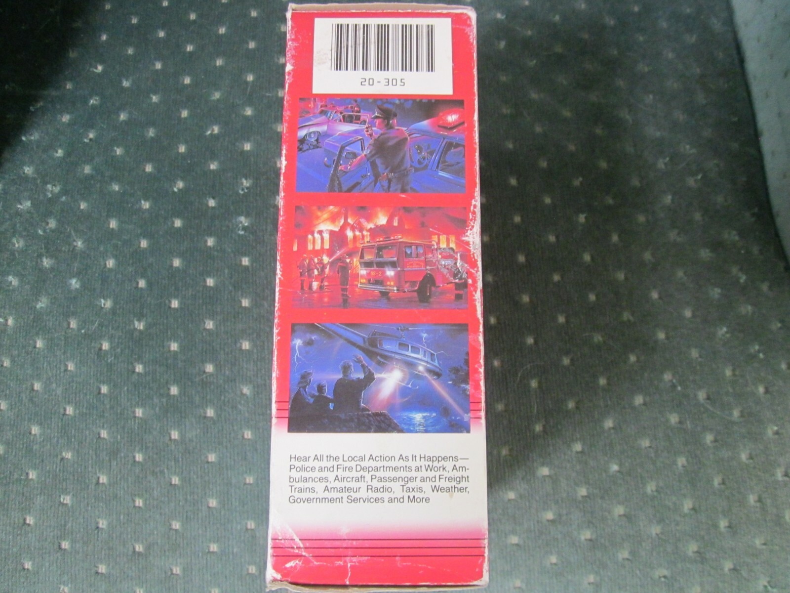 Radio Shack PRO-46 Model 20-305 police fire SCANNER + BOX + instruction MANUAL