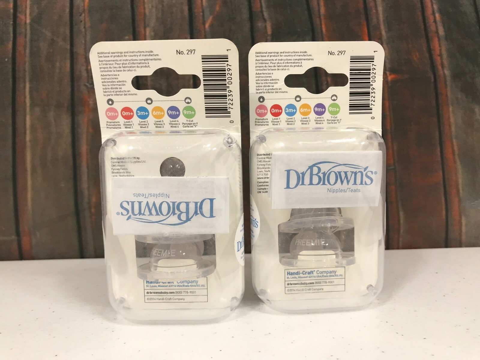 New Sealed Dr. Brown's Bottle Nipples Premature Standard 0M+