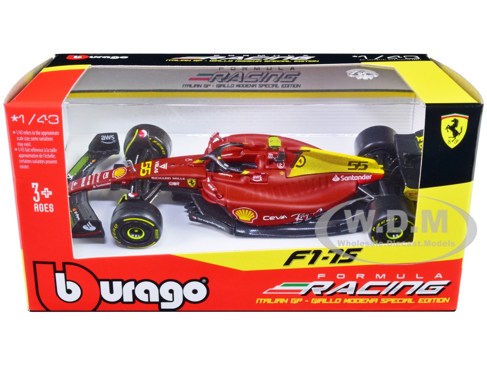 未使用 ブラゴ burago F1-75 1/18 FORMULA RACING Amazon.com: pchmodel 1:18 F1 Ferrari F1-75 Racing Formula
