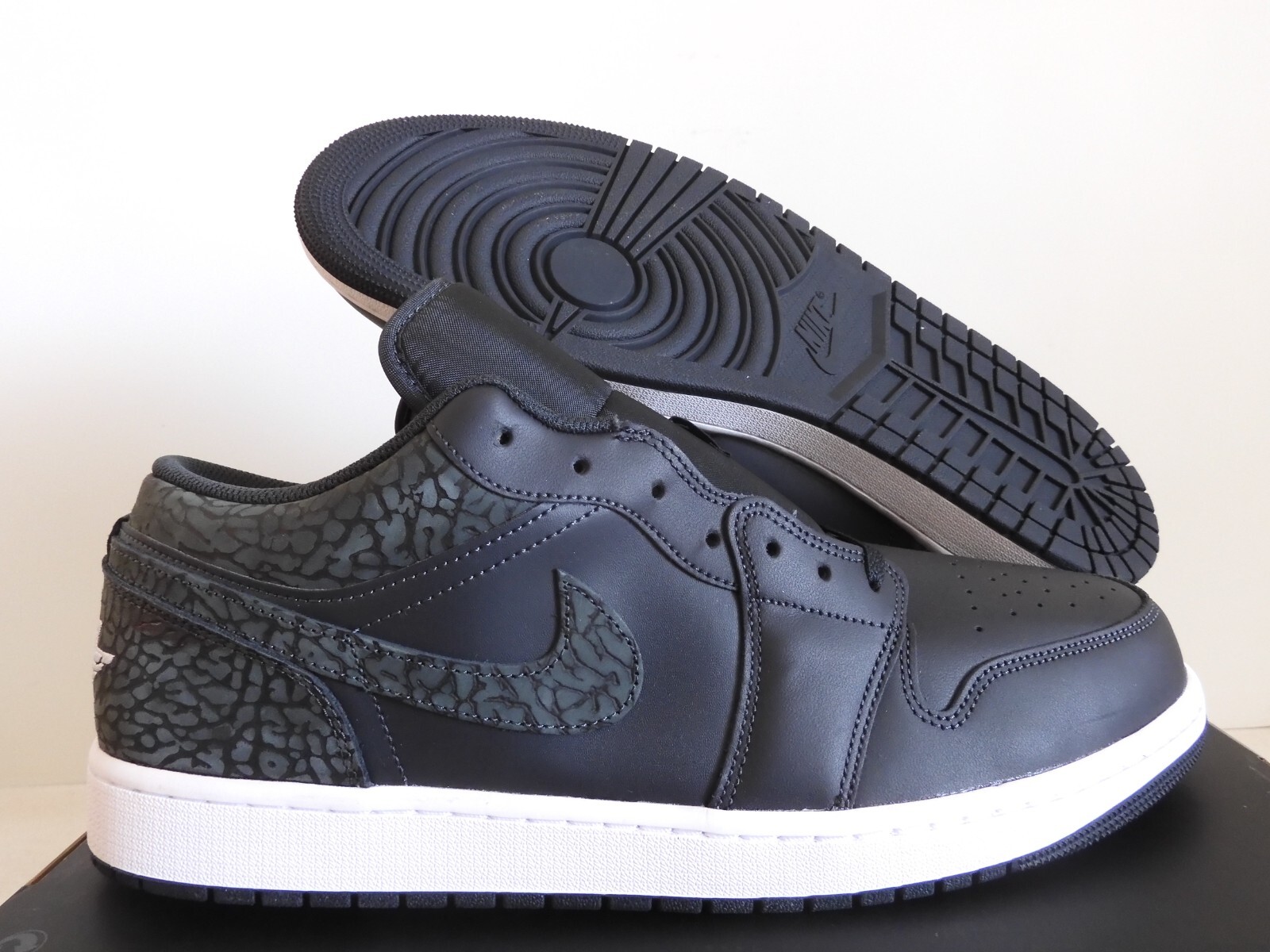 Nike Air Jordan 1 Low エレファントプリント Nike Air Jordan 1 Low OG GS Elephant Print Cement Grey
