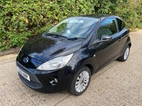 2011 Ford Ka 1.2 Zetec 3dr [Start Stop] Black 50k Miles PSH Years MOT Warranty £