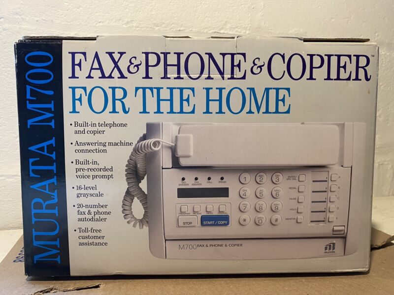 Murata M700 Fax phone & copier for the home fax machine vintage 