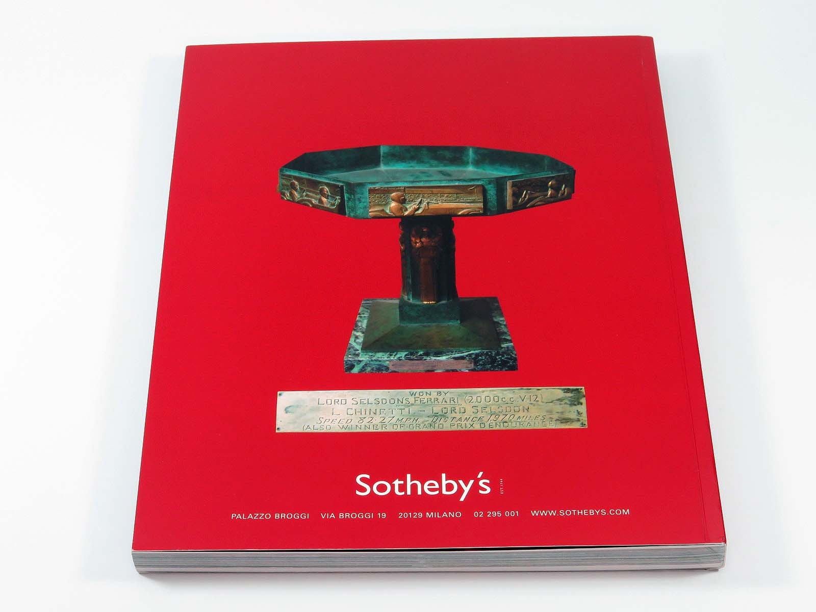Ferrari Sotheby's Auction Catalog Brochure - Maranello Italy - 28 June 2005