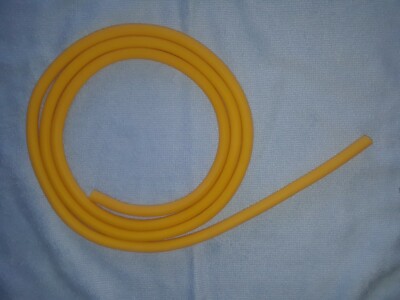 6 Feet Natural Latex /Surgical Tubing 1/4''id x 1/16'' wall x 3/8''od New Yellow 
