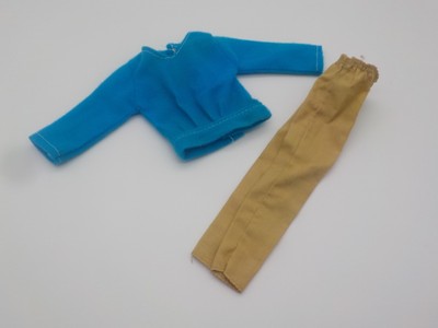 Tuesday Taylor Darci Bionic Woman Montgomery Wards Doll Clothing~BLUE TOP PANTS