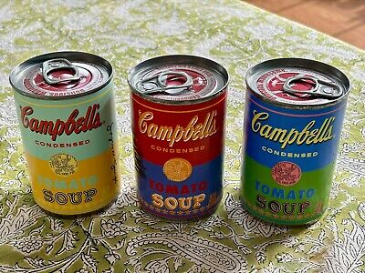 Andy Warhol 50 Years Campbell's Tomato Soup Cans Target Set of 3