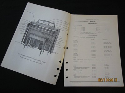 Thomas Transistor Organ Malibu 420 425 Service Manual Schematics Part List OEM