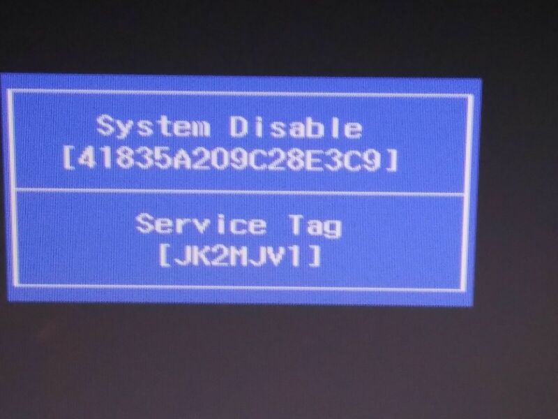 Unlock Password System Disable Dell Alienware M14x,Alienware M15x,M17x,M18x
