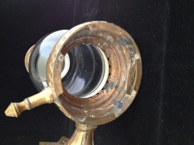 VERY RARE TROLLEY SHIP RAILWAY LANTERN PUSHUP LAMP DAYTON MFG. CO