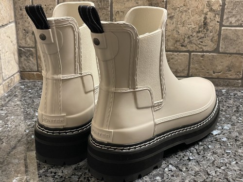 ブーツその他 HUNTER WOMEN Refined Chelsea Stitch Rain Boots Black WFS2100 Amazon.com | Hunter Footwear Women's Refined Chelsea Stitch