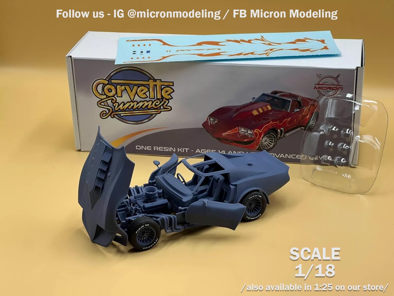 CORVETTE(ブリキ模型) ブリキ 50's Fifties corvette hardtop type 1953 白色 - いずみ