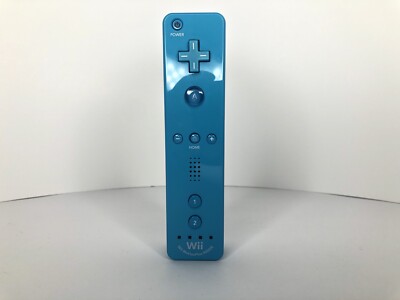 Official Nintendo Wiimote Motion Plus Controller Blue RVL-036 Wii Remote OEM