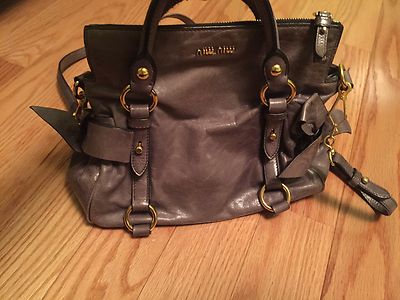 miu miu vitello lux hand bag black y2k Gift present 0613b | eBay