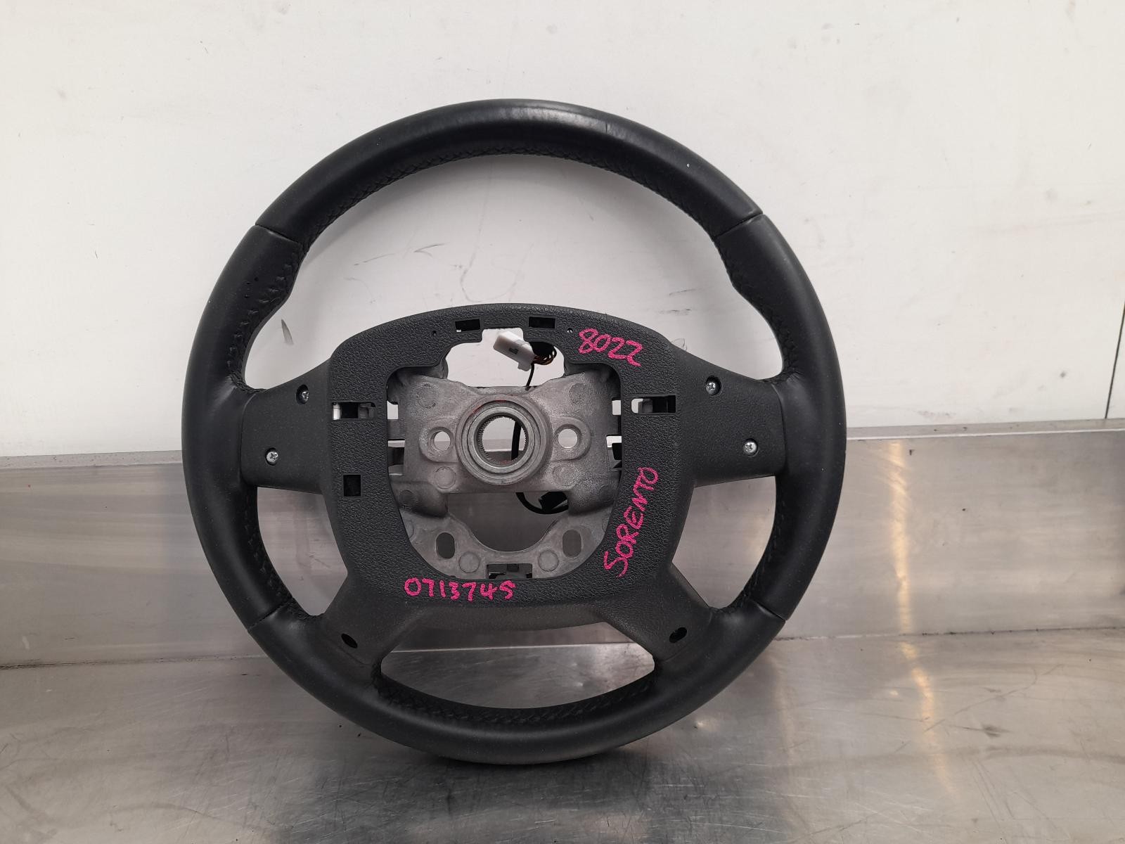 2018 Kia Sorento STEERING WHEEL FULL LEATHER BLACK Si UM 06/2015-01/2020 713745 image 2