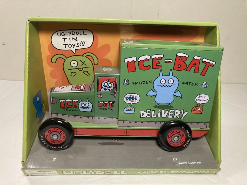 Uglydolls Tin Ice-bat Delivery Truck Pencil Holder In Box Schylling 2010