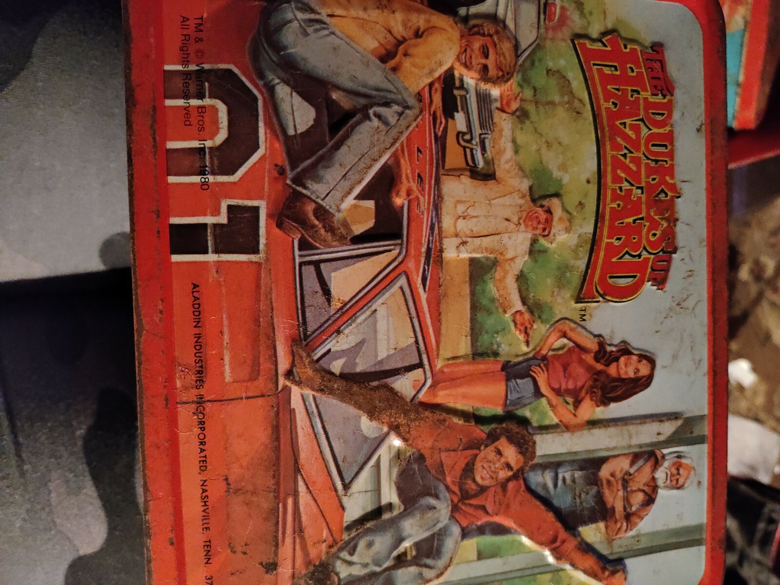 Vintage 1980 Dukes of Hazzard Lunch Box with Thermos