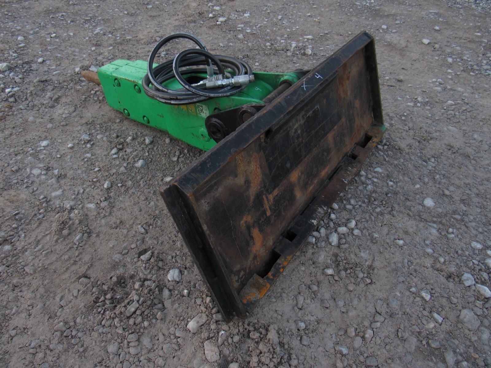 2014 Indeco HP500 Concrete Hammer Breaker Skid Steer Attachment - Ship $199