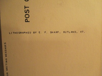 Postcard Mr & Mrs Robert H Wood Tourist Cabins Brandon Vermont 1950s