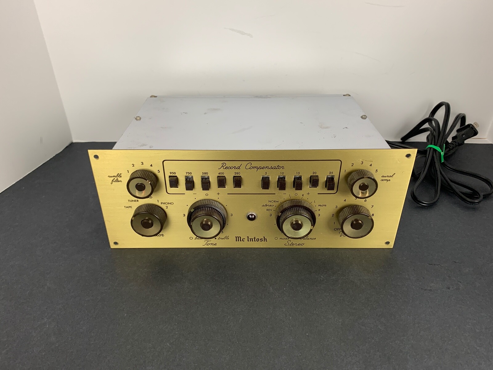 RARE MCINTOSH C8S RECORD COMPENSATOR MONO TUBE PREAMP AS ISのeBay公認