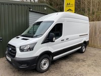 2022 22 FORD TRANSIT 2.0 ECOBLUE 130PS L3 H3 LEADER VAN A/C LWB 58K WHITE NO VAT