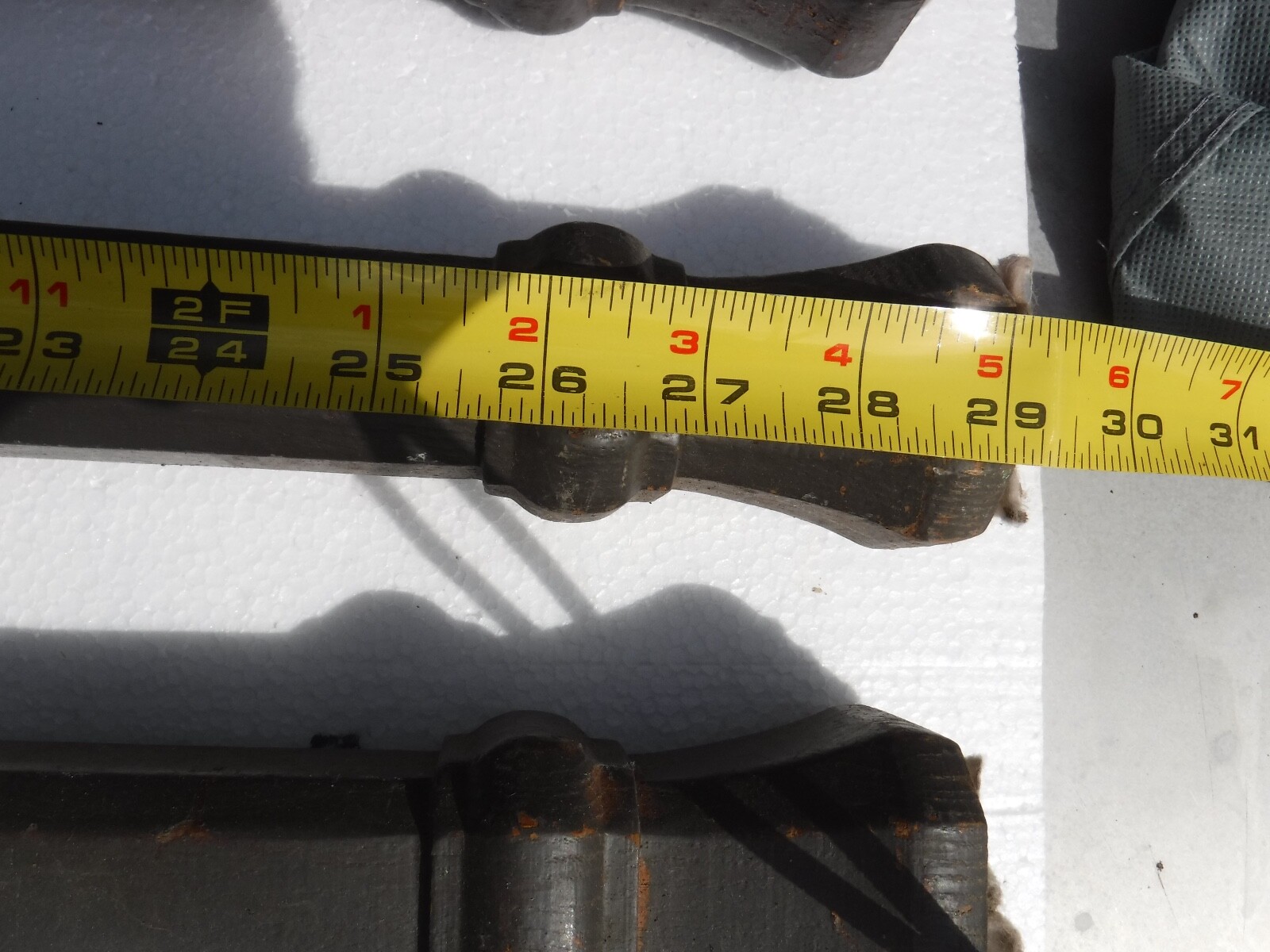 antique solid oak table legs Four 29 inches long