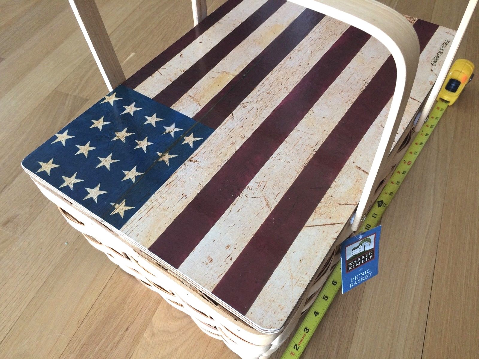 Warren Kimble- Picnic Basquet, US Flag